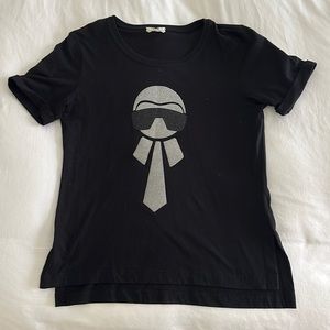 FENDI X KARL LAGERFELD TEE